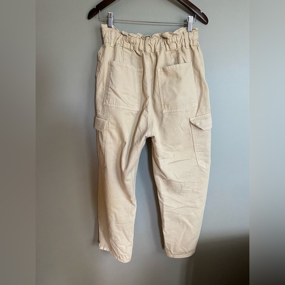 Zara Cargo Jeans Paperback Size 8 - Picture 9 of 10